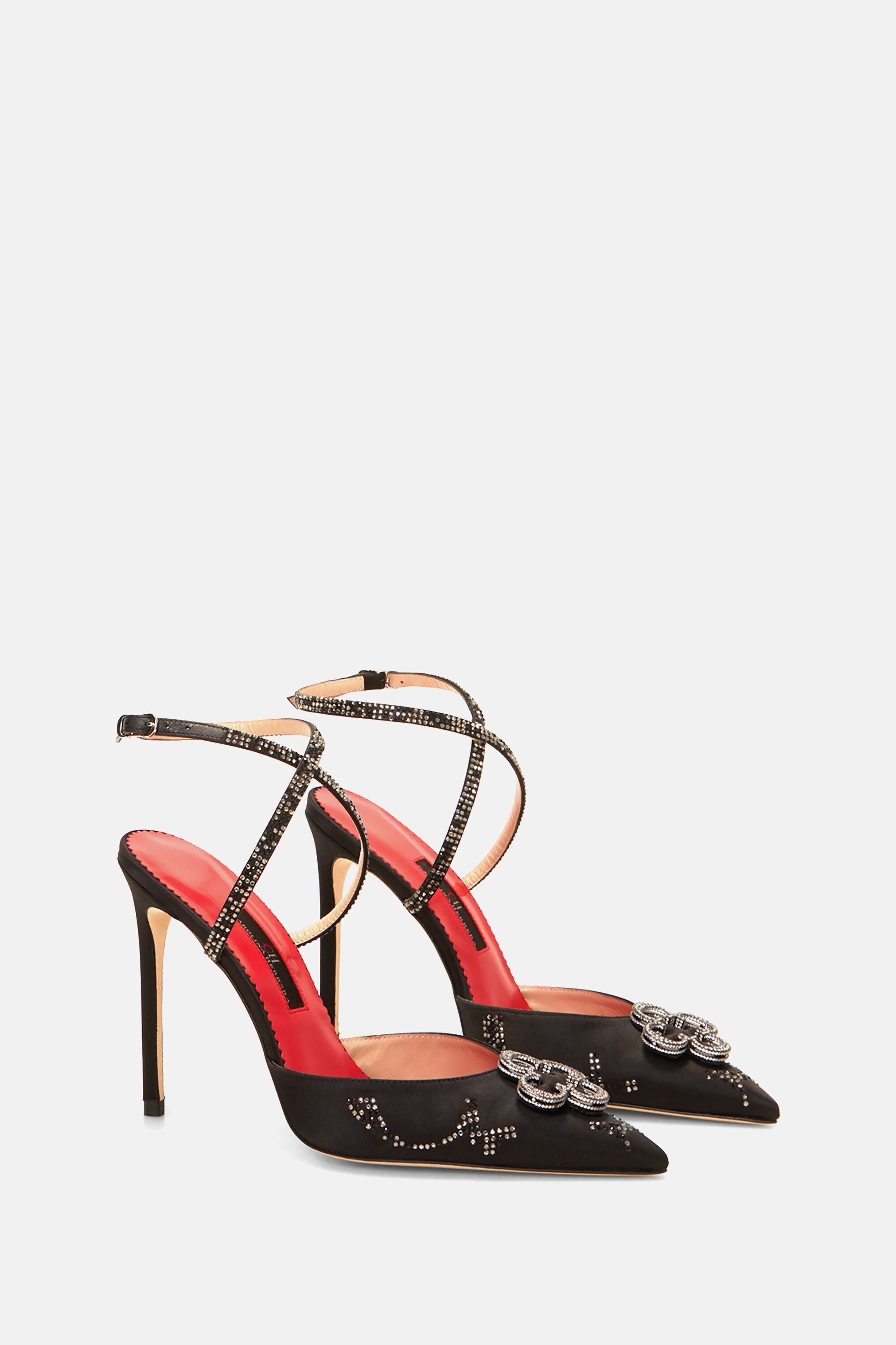 Tweed Slingback Flats