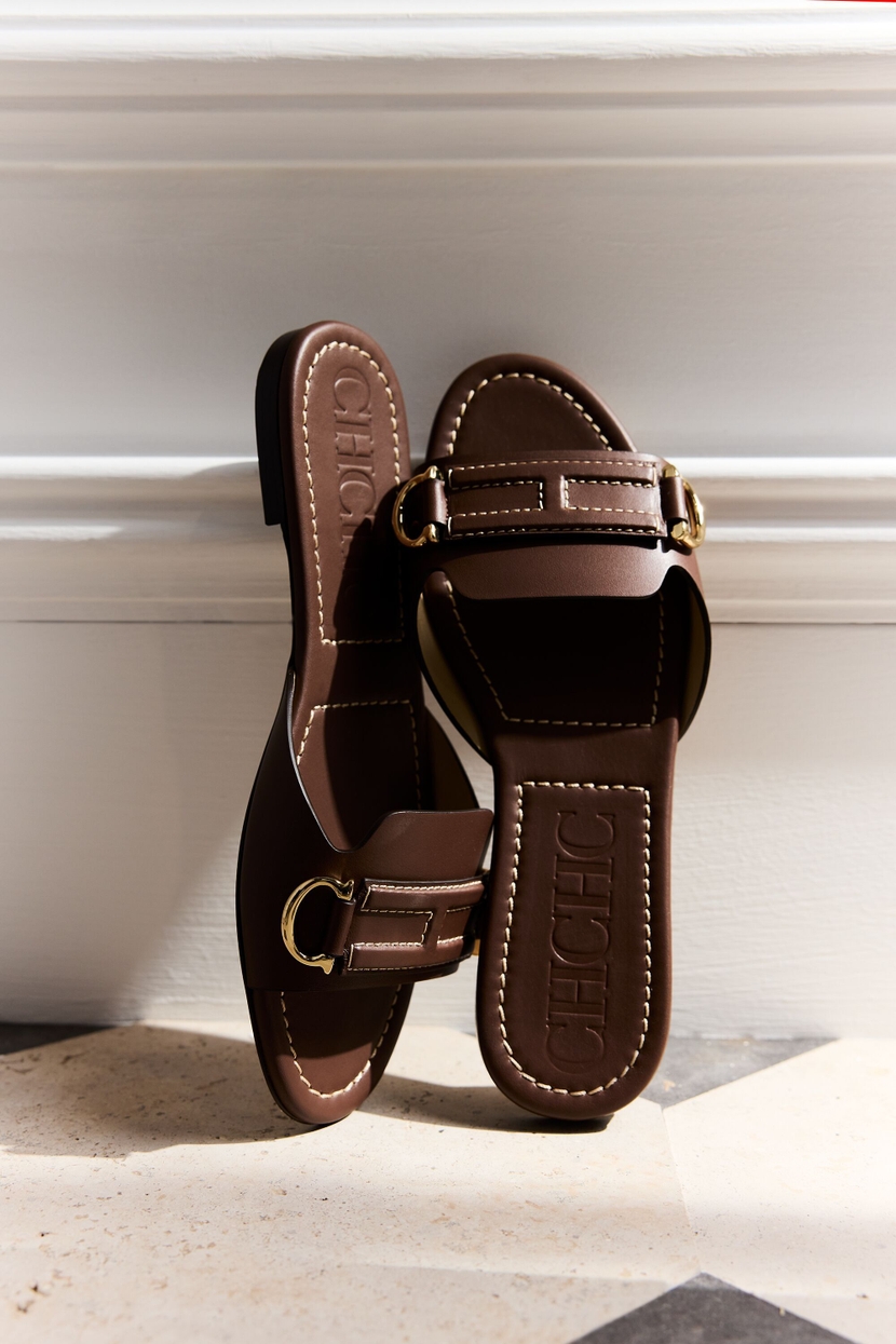 Charro Insignia Leather slides