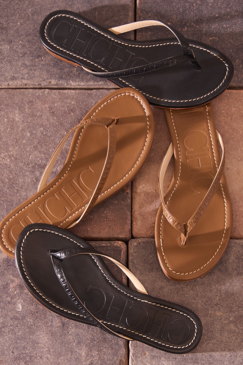 FACTORY LEATHER FLIP FLOPS