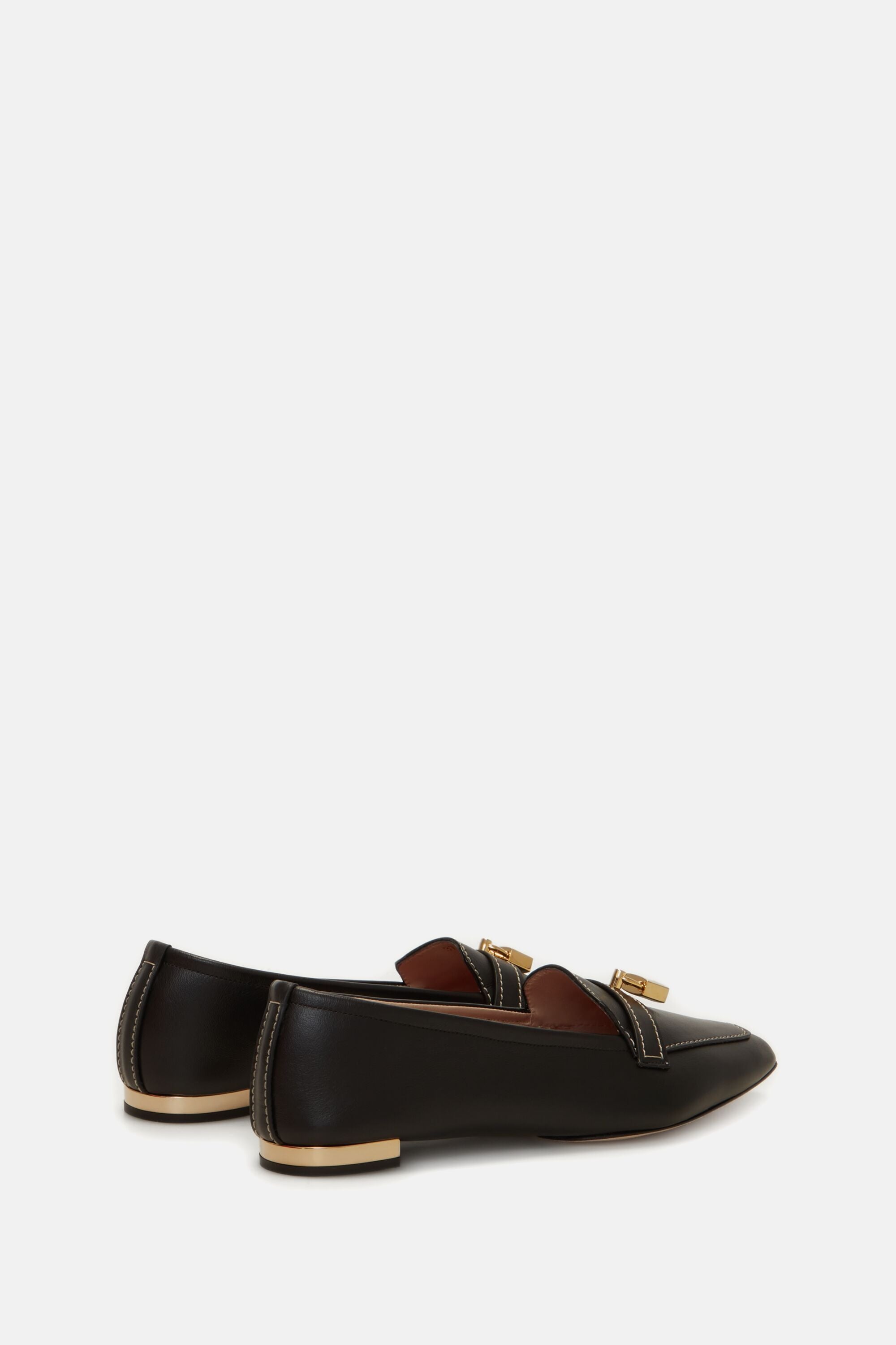 Matryoshka Locked Leather flats black - CH Carolina Herrera United