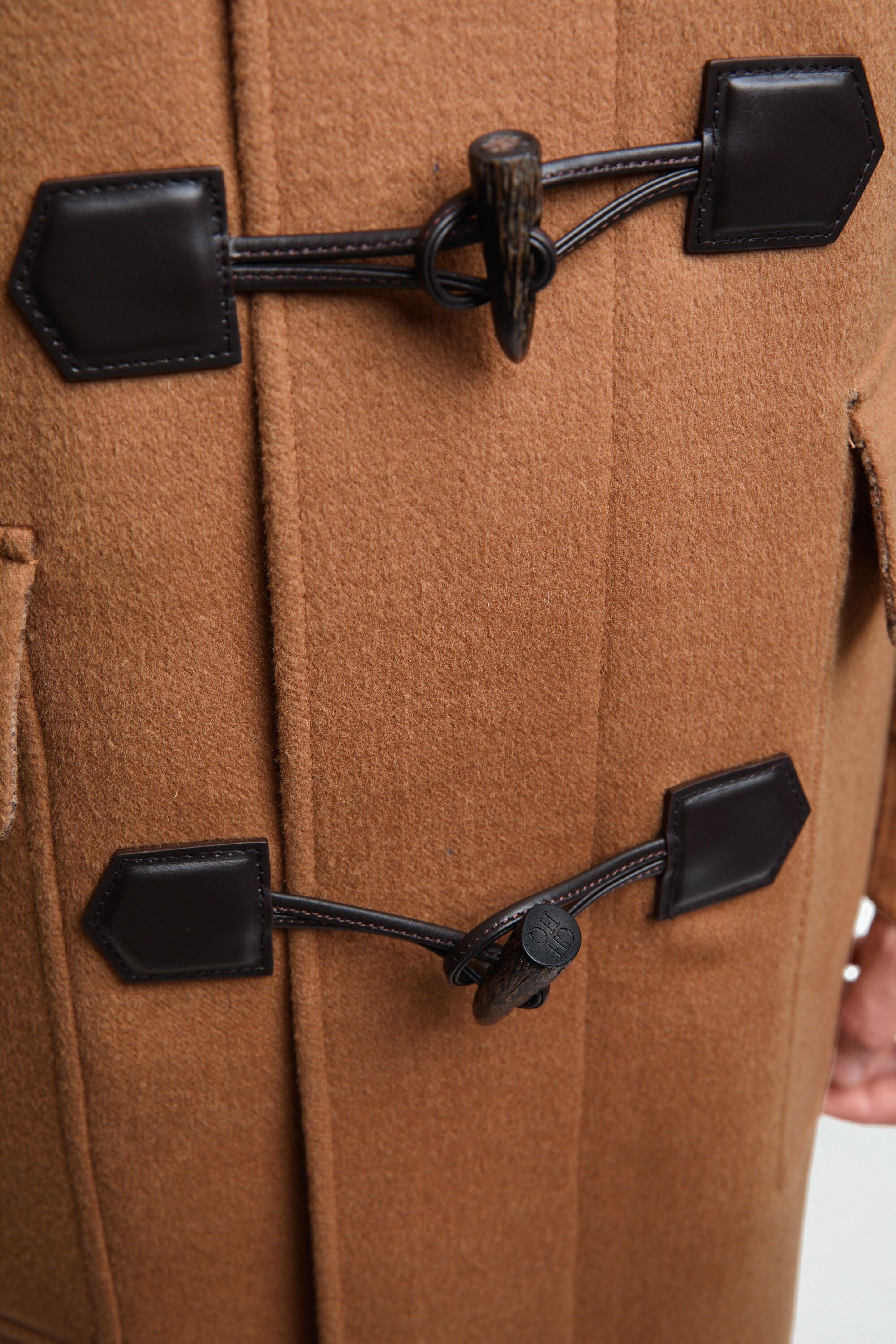 CHartan-Lined Double-Faced Wool Duffle Coat camel - CH CHartan-Lined Double-Faced Wool Duffle Coat camel - CH