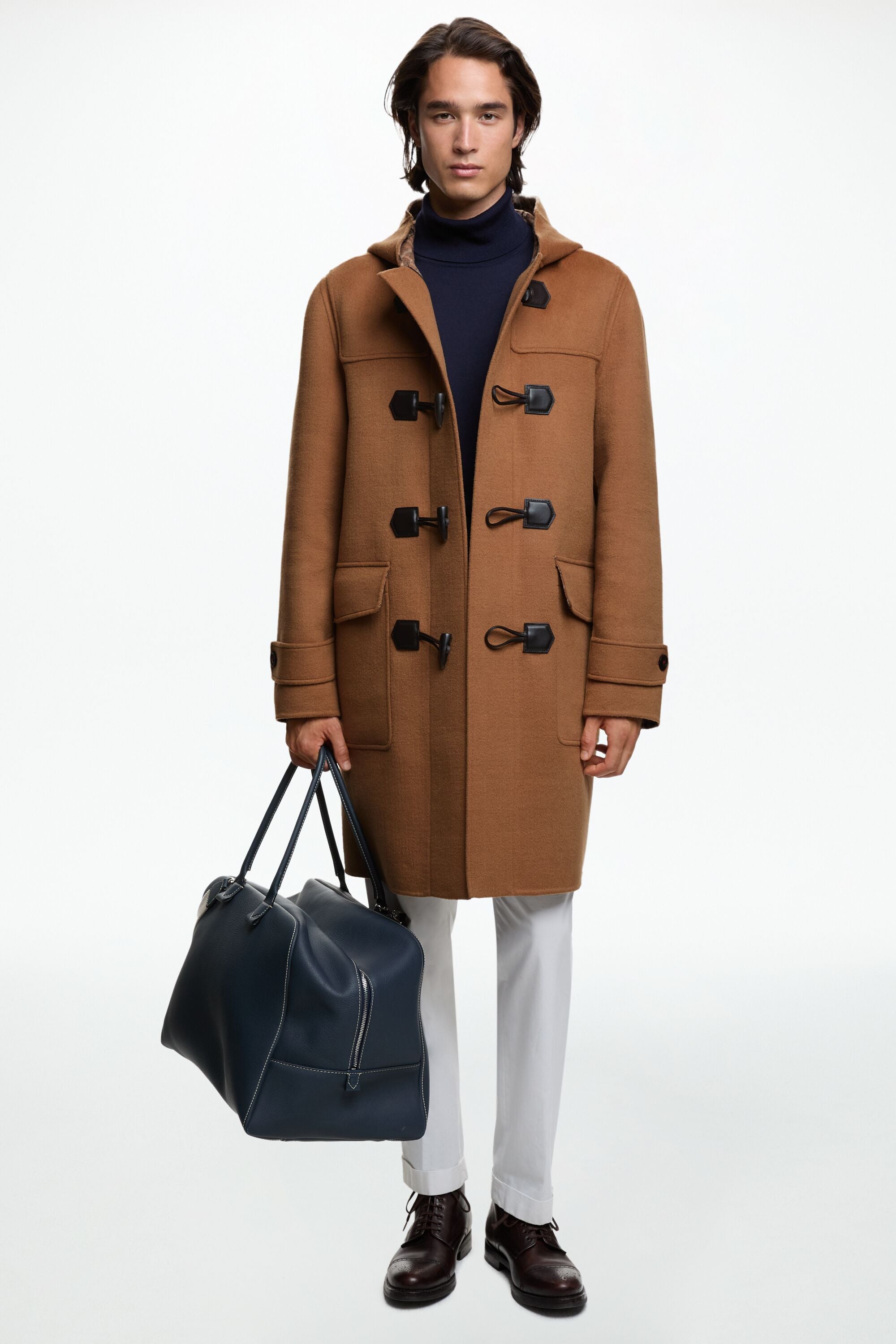 Burberry camel duffle coat online