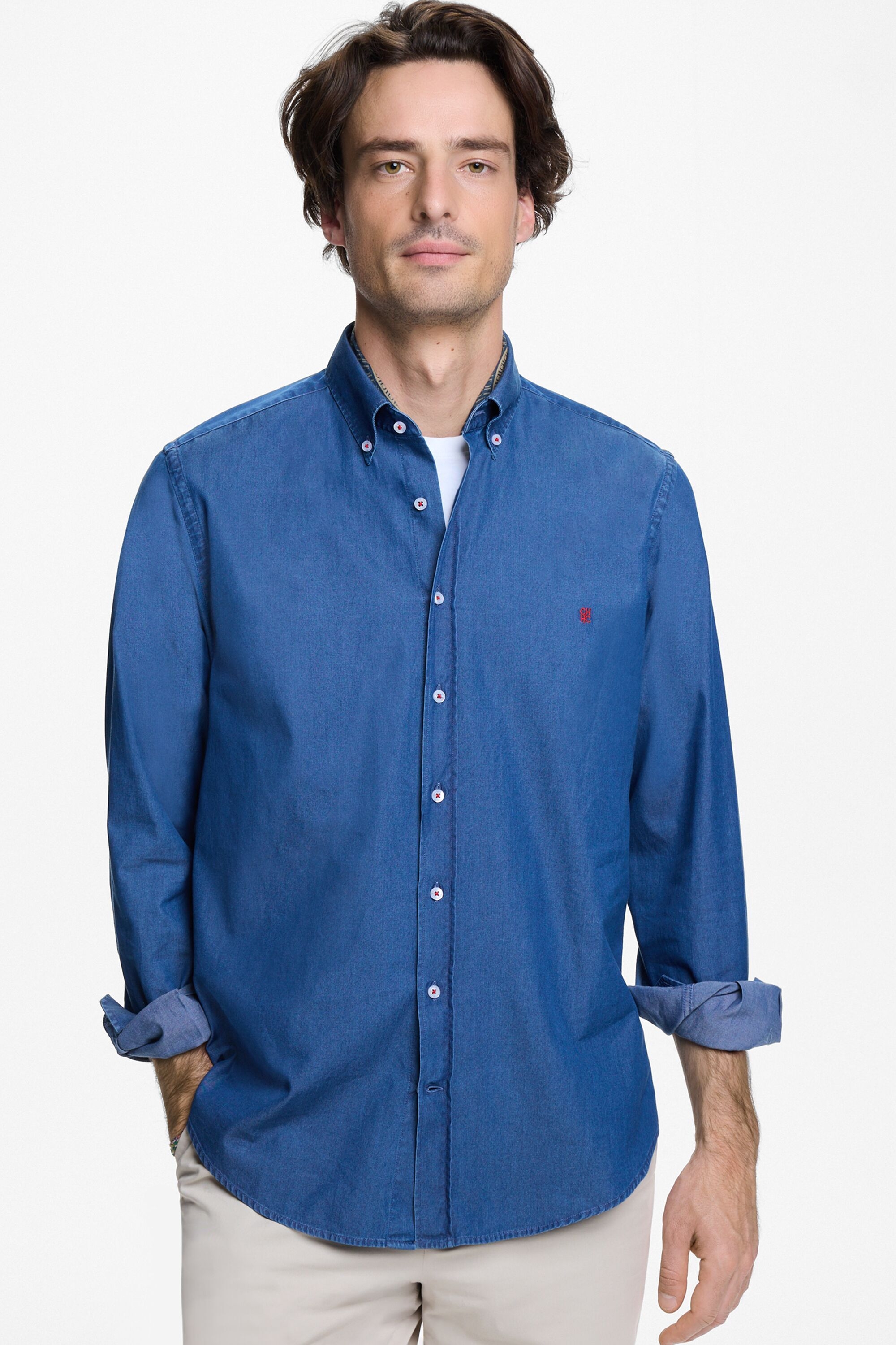 Camisa de denim