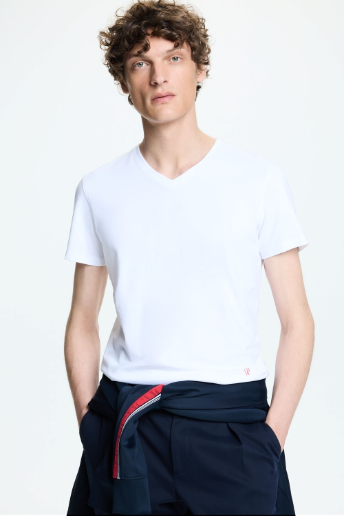 STRETCH COTTON T-SHIRT