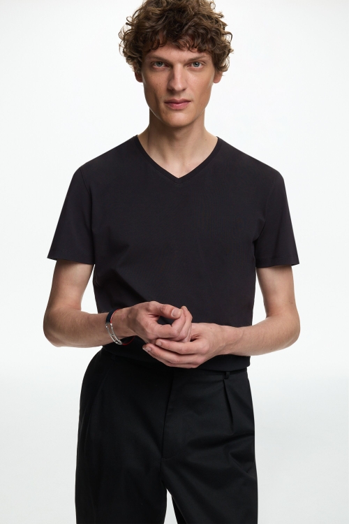 CAMISETA DE ALGODÓN STRETCH