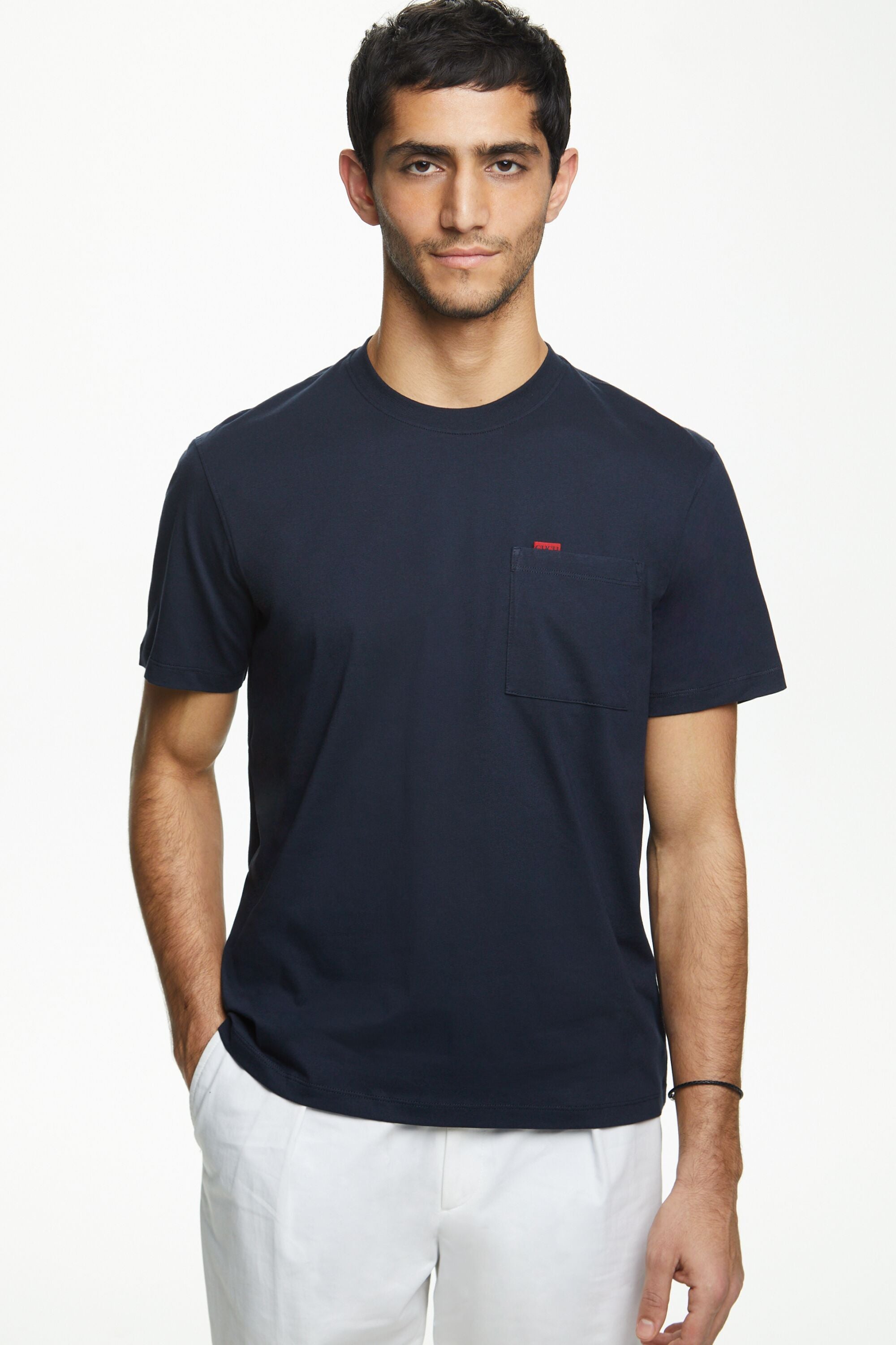 CH cotton t-shirt navy - CH Carolina Herrera United States
