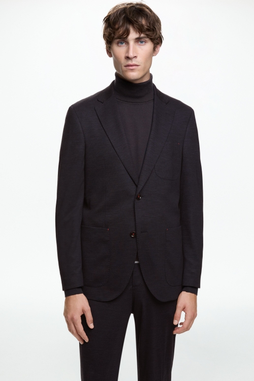 CHAQUETA DE TRAJE RELAXED FIT DE ESTRUCTURA