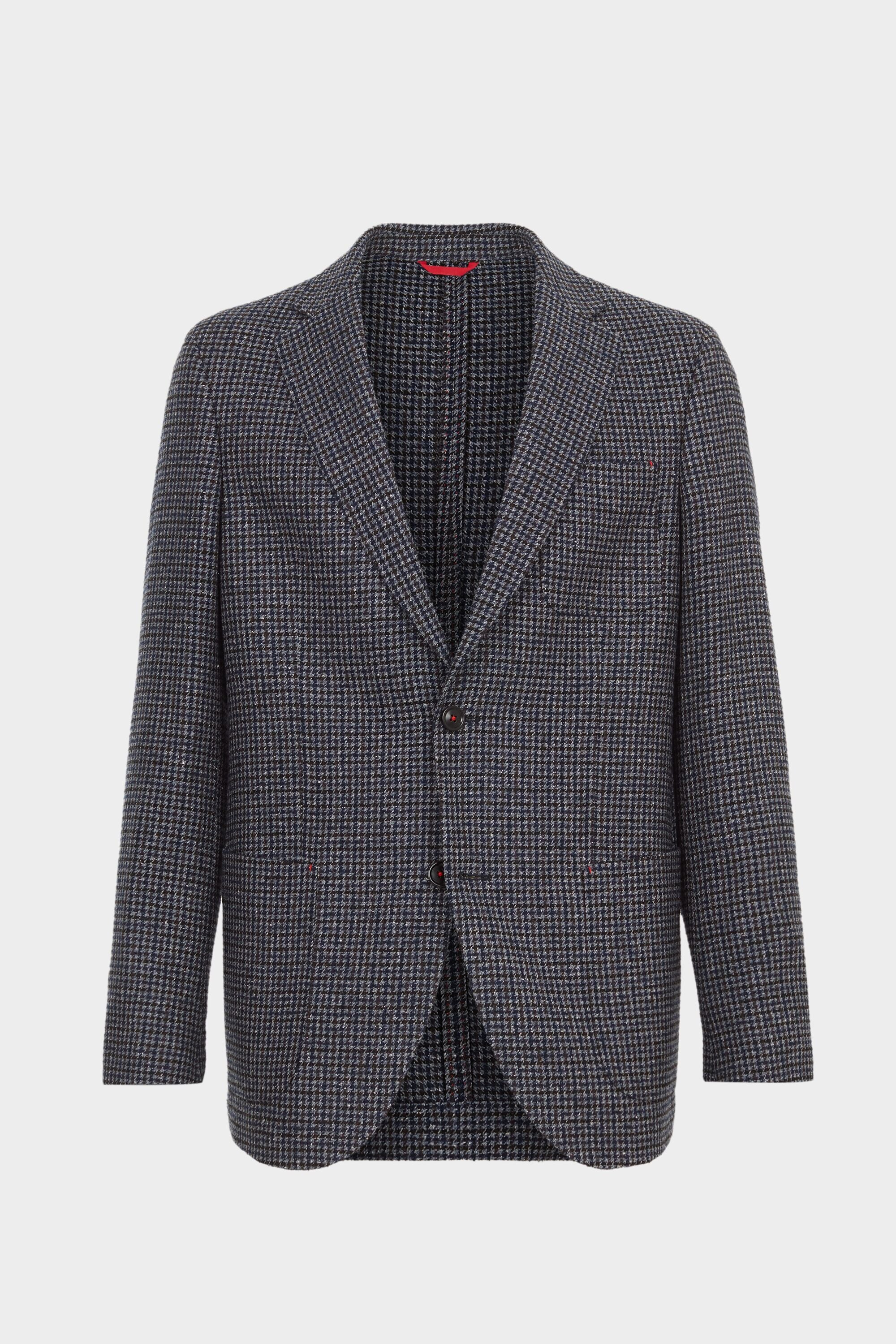 Houndstooth wool blazer store