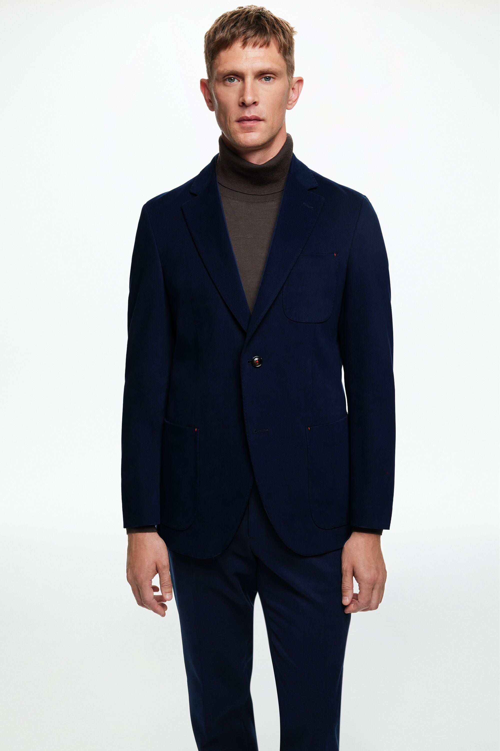 Twill Relaxed Fit Suit Jacket navy CH Carolina Herrera United States
