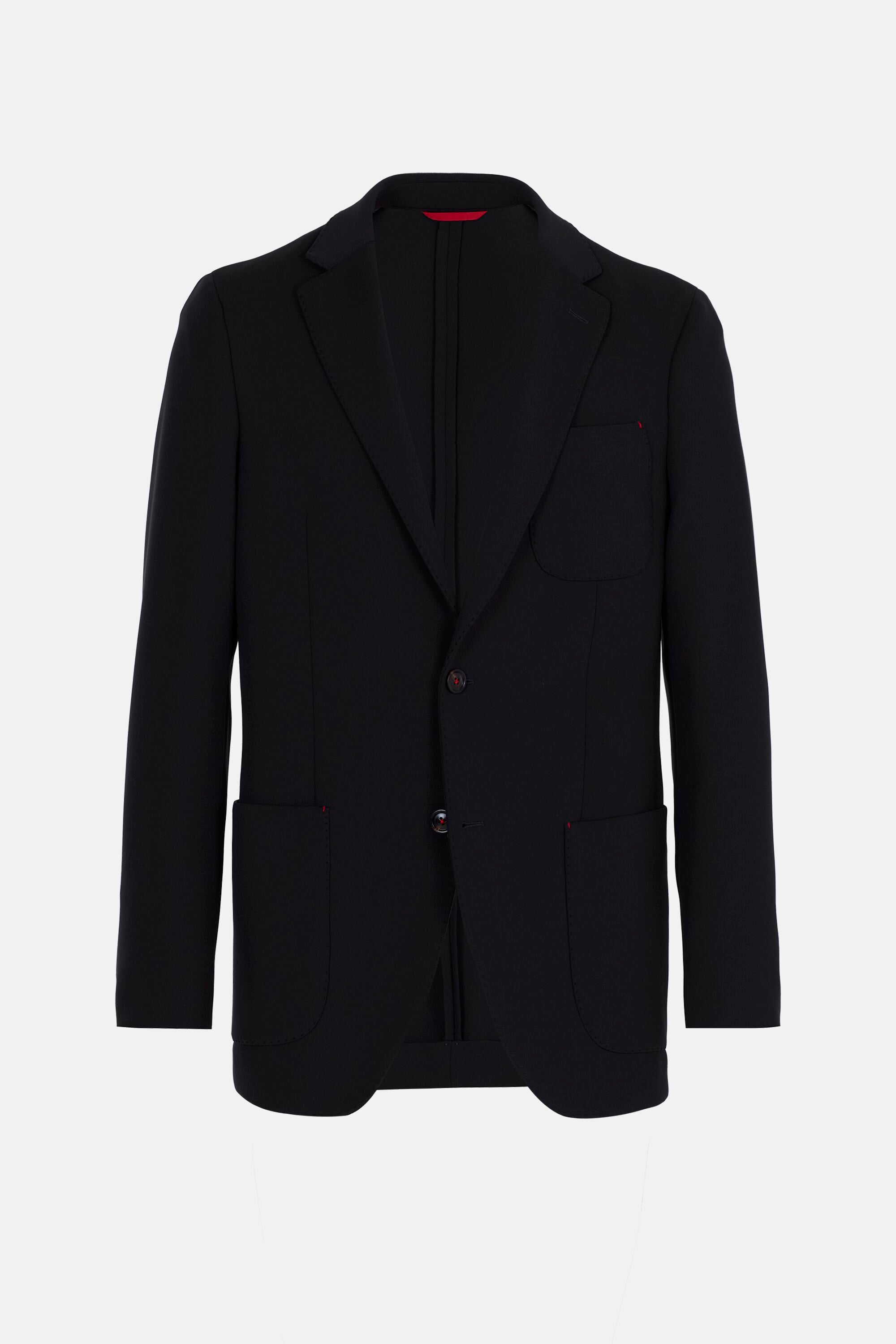 Nylon suit jacket top