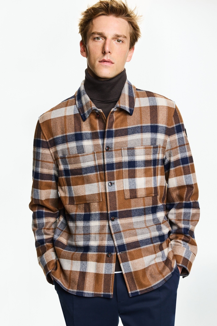 Checkered Flannel Overshirt