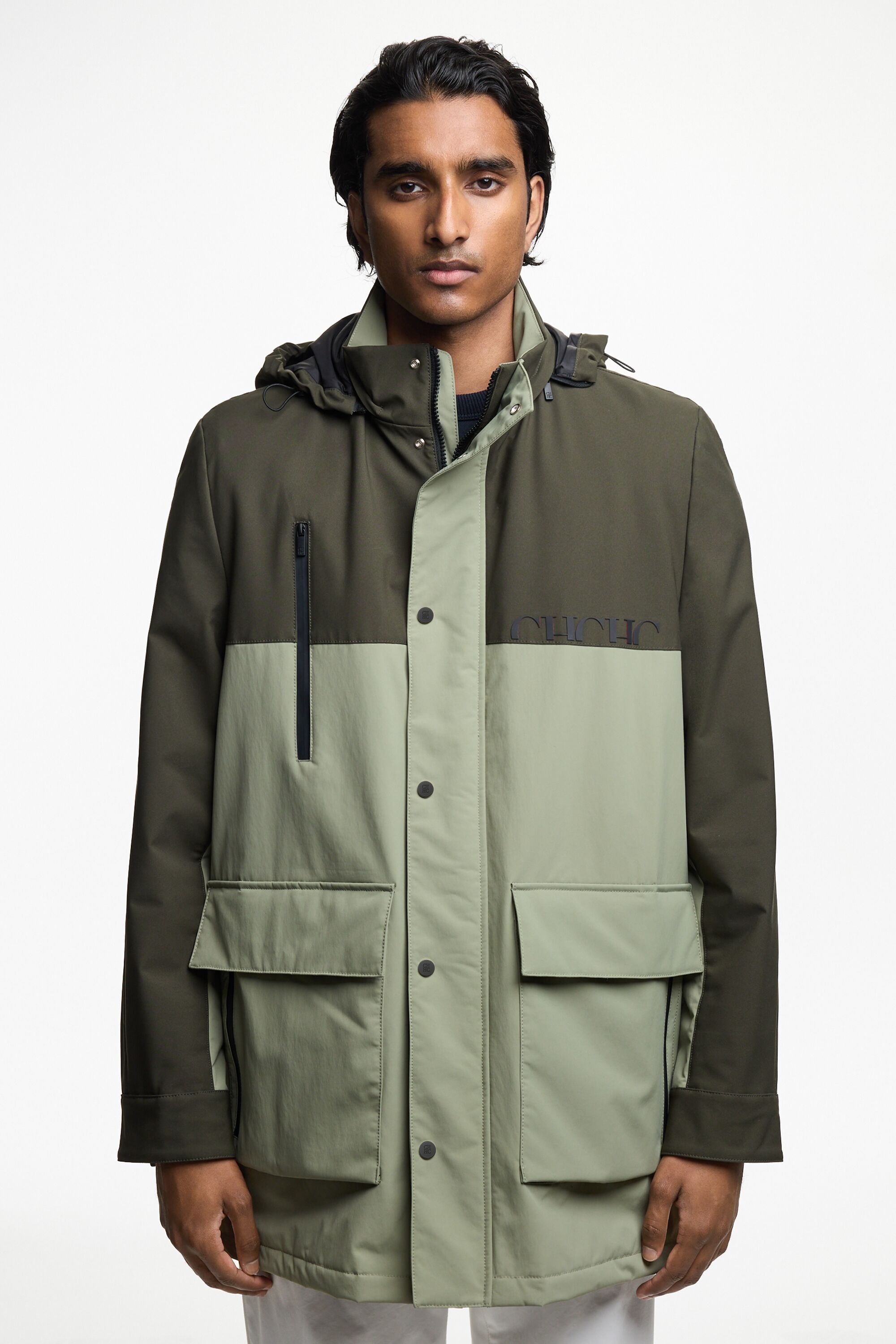 Parka de Nylon Técnico Impermeable