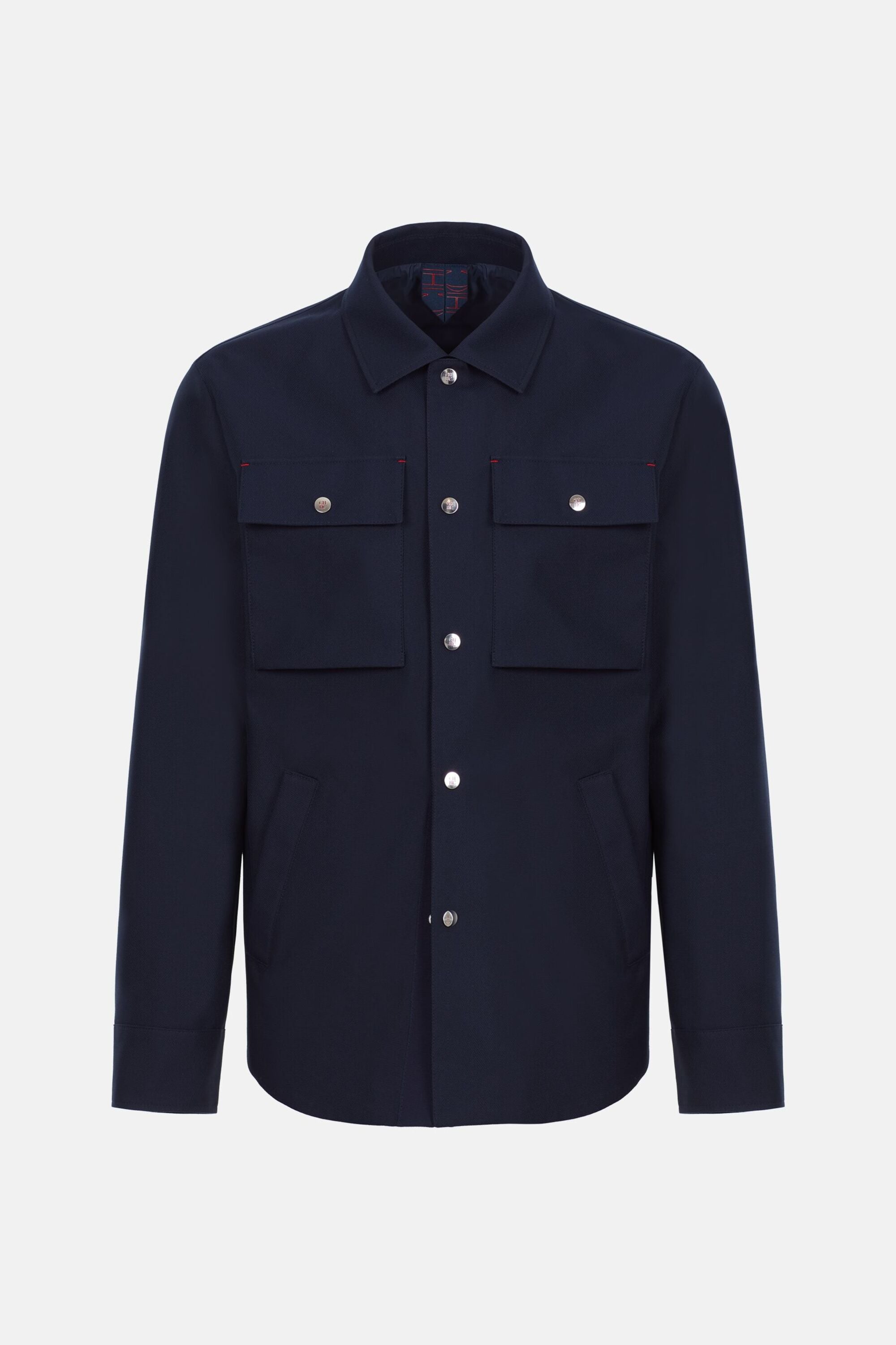 【お1人様1点限り】 Technical Textured Overshirt Herrera Carolina CH - blue ink カーペット一般