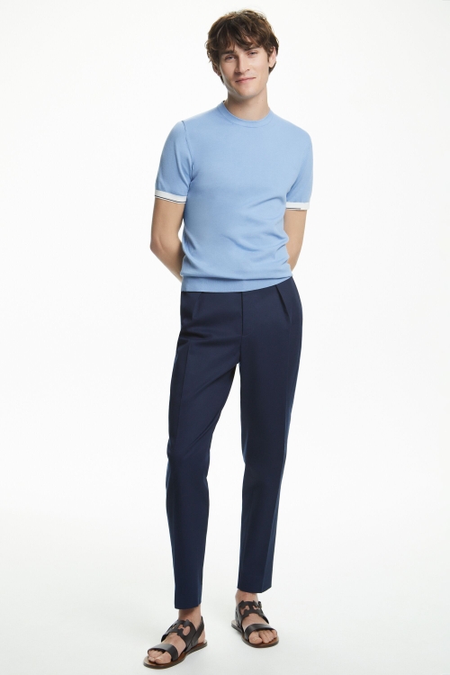 PANTALÓN RELAXED FIT DE SARGA DE ALGODÓN