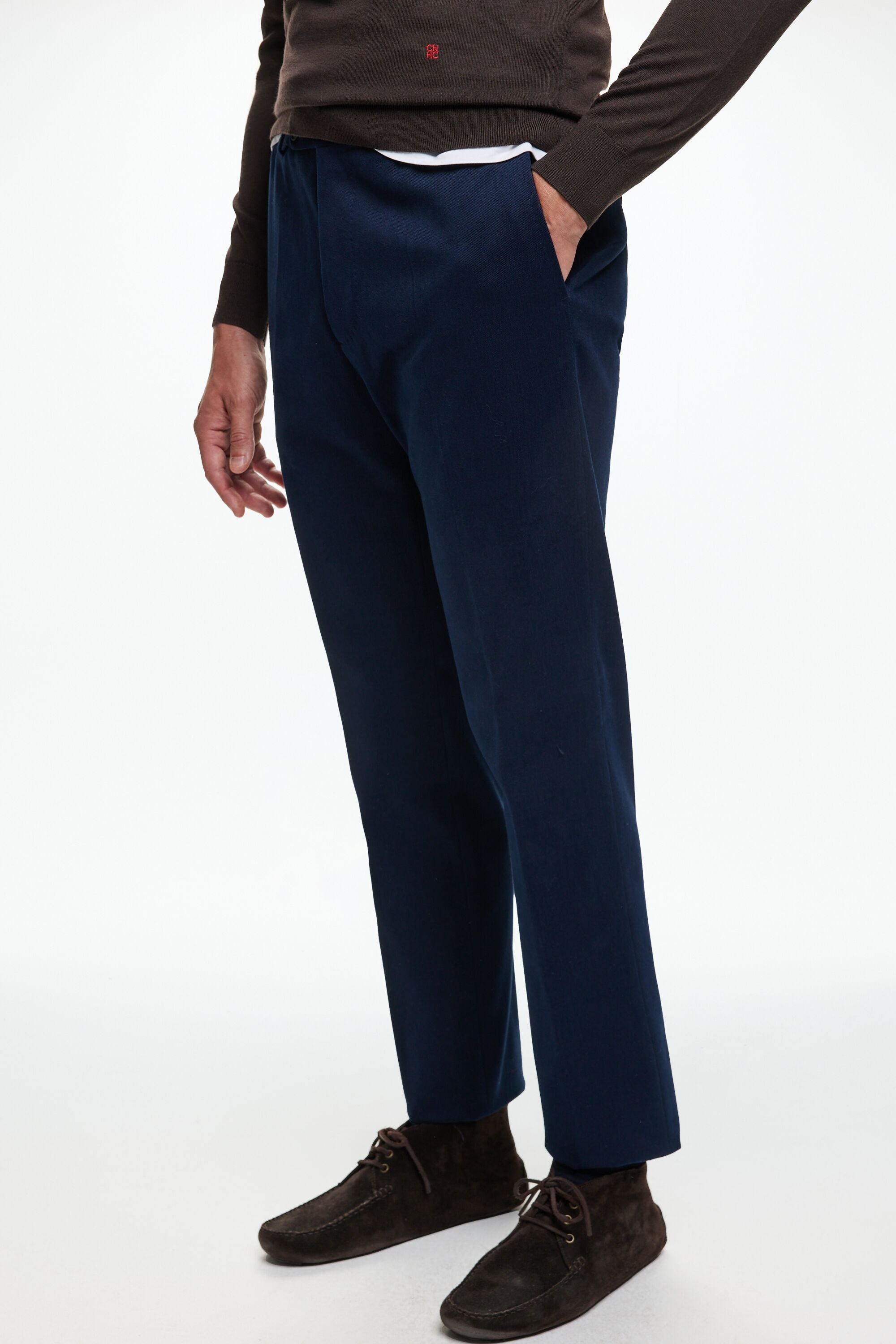 Twill Classic Fit Suit Pants navy CH Carolina Herrera United States