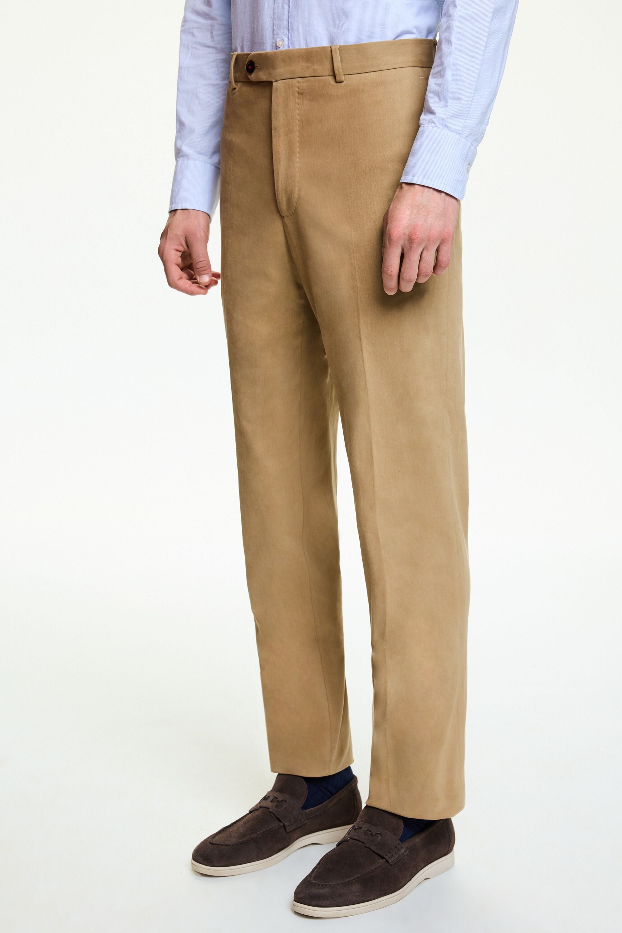 Twill classic fit suit pants camel - CH Carolina Herrera United States