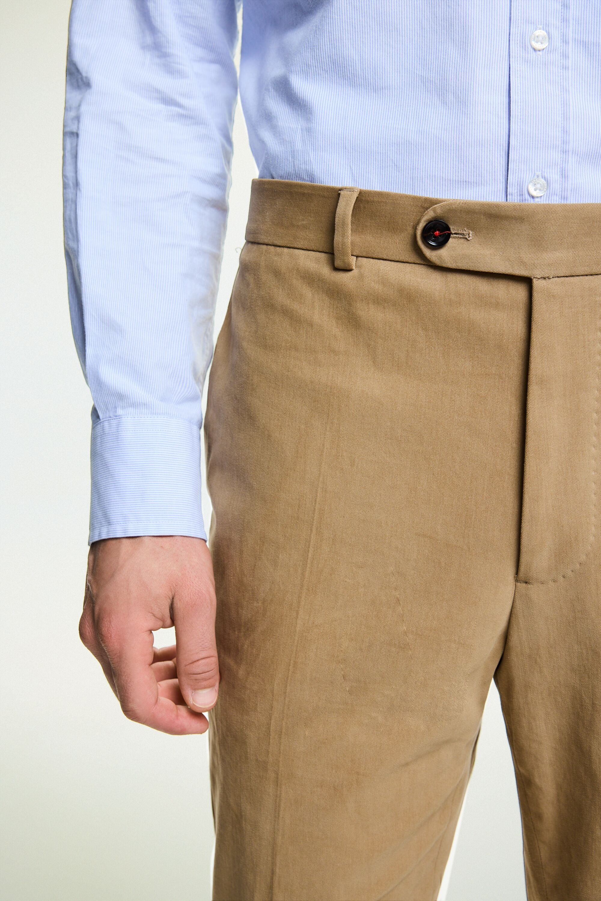 Twill classic fit suit pants camel - CH Carolina Herrera United States