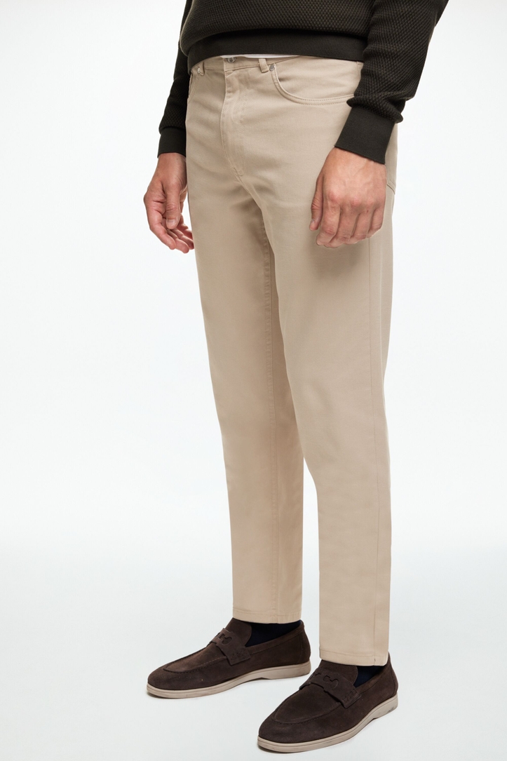 Cotton Twill Slim Fit Pants