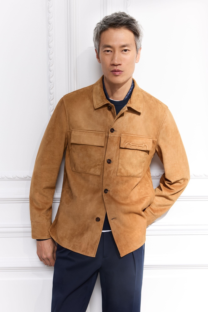 Doma Insignia suede overshirt