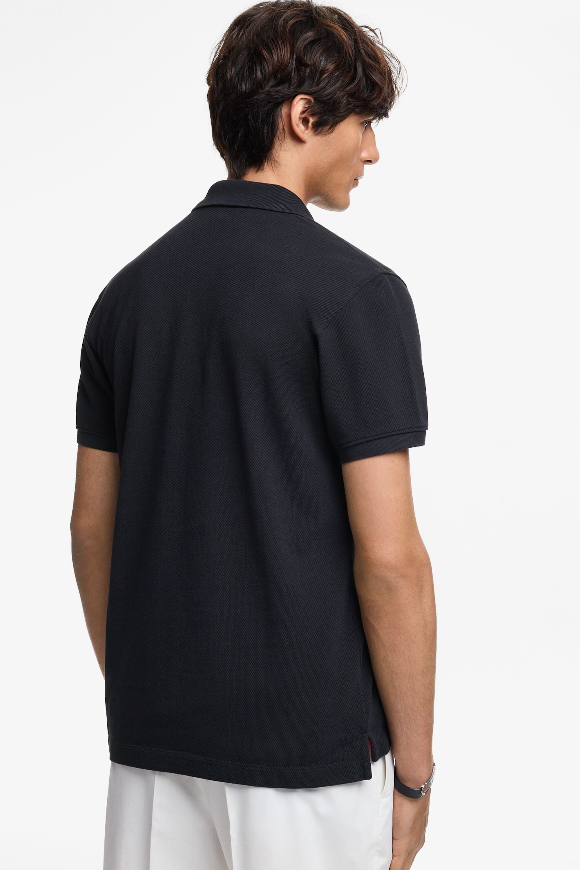 Piqué polo shirt black - CH Carolina Herrera United States