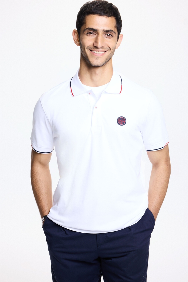 Polo de piqué stretch