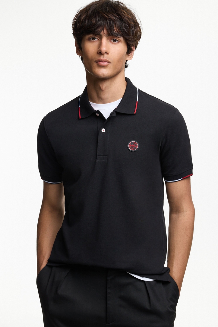 Polo de piqué stretch