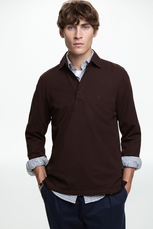 CAMISA POLERA DE PIQUÉ STRETCH