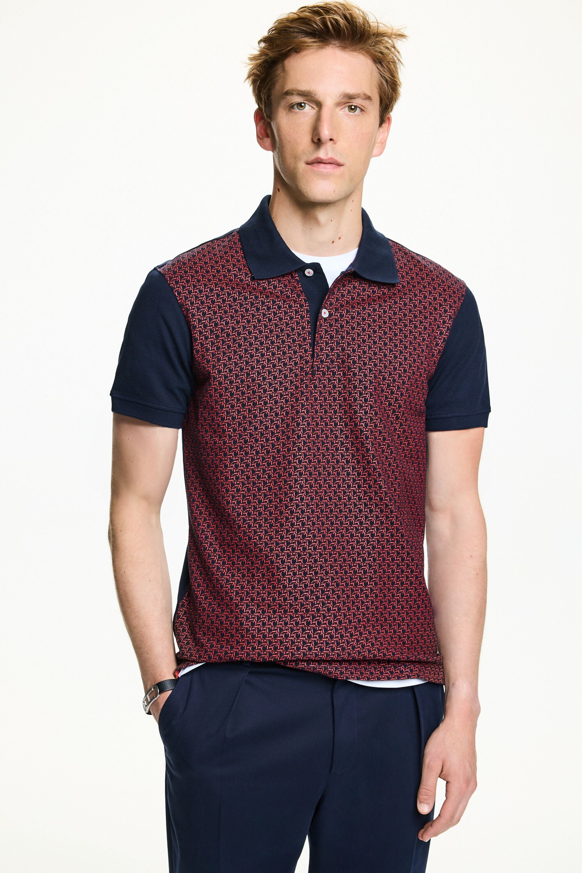 Playera polo carolina herrera hombre shop