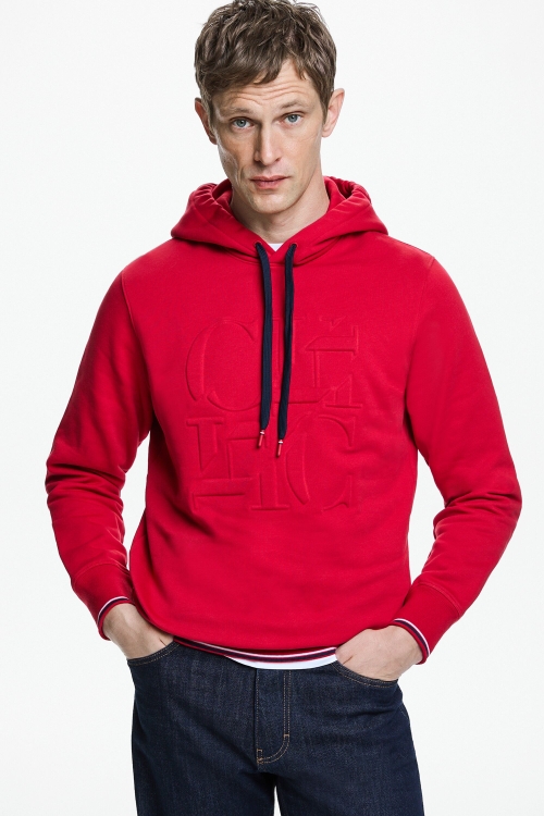 SUDADERA CON CAPUCHA ESTAMPADO CH
