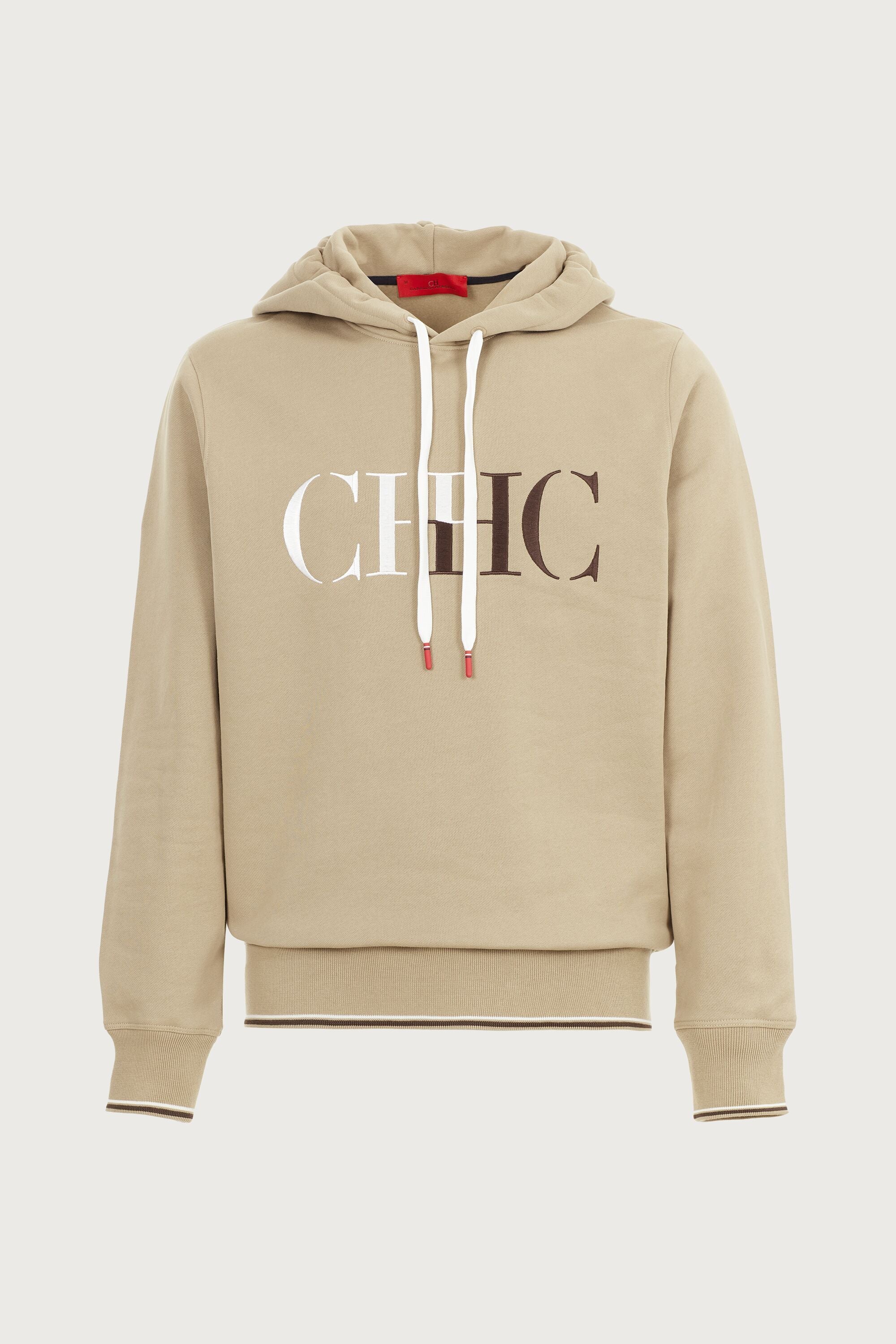 Embroidered hooded sweatshirt shop