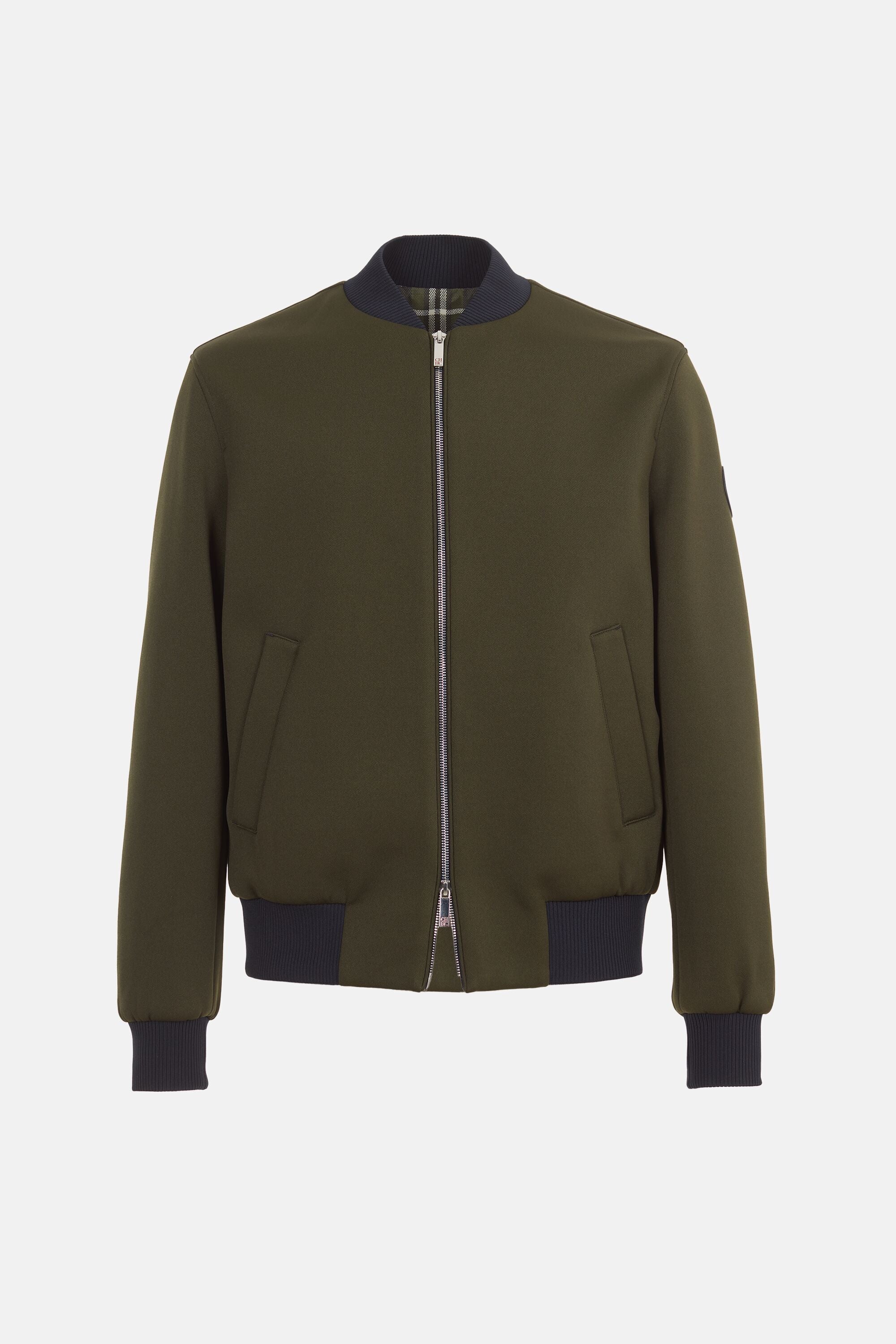 Khaki bomber jacket zara cheap