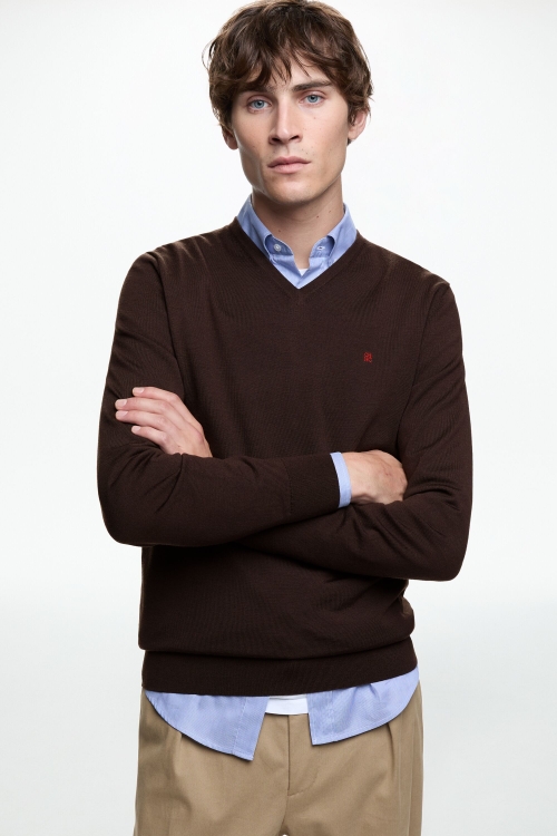 JERSEY DE LANA MERINO CUELLO PICO