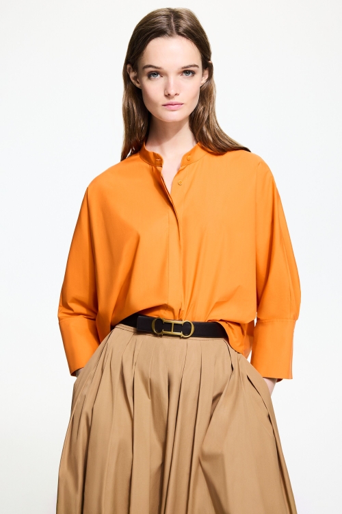 POPLIN COCOON SHIRT