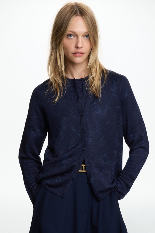 JASMINE JACQUARD STRAIGHT-FIT JACKET