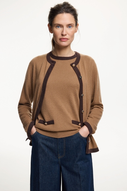 Wool and cashmere cardigan