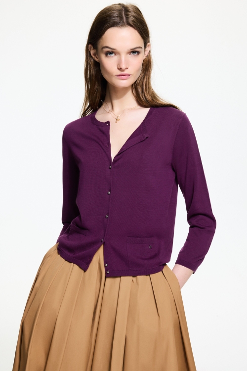 SILK AND COTTON STRAIGHT-FIT JACKET