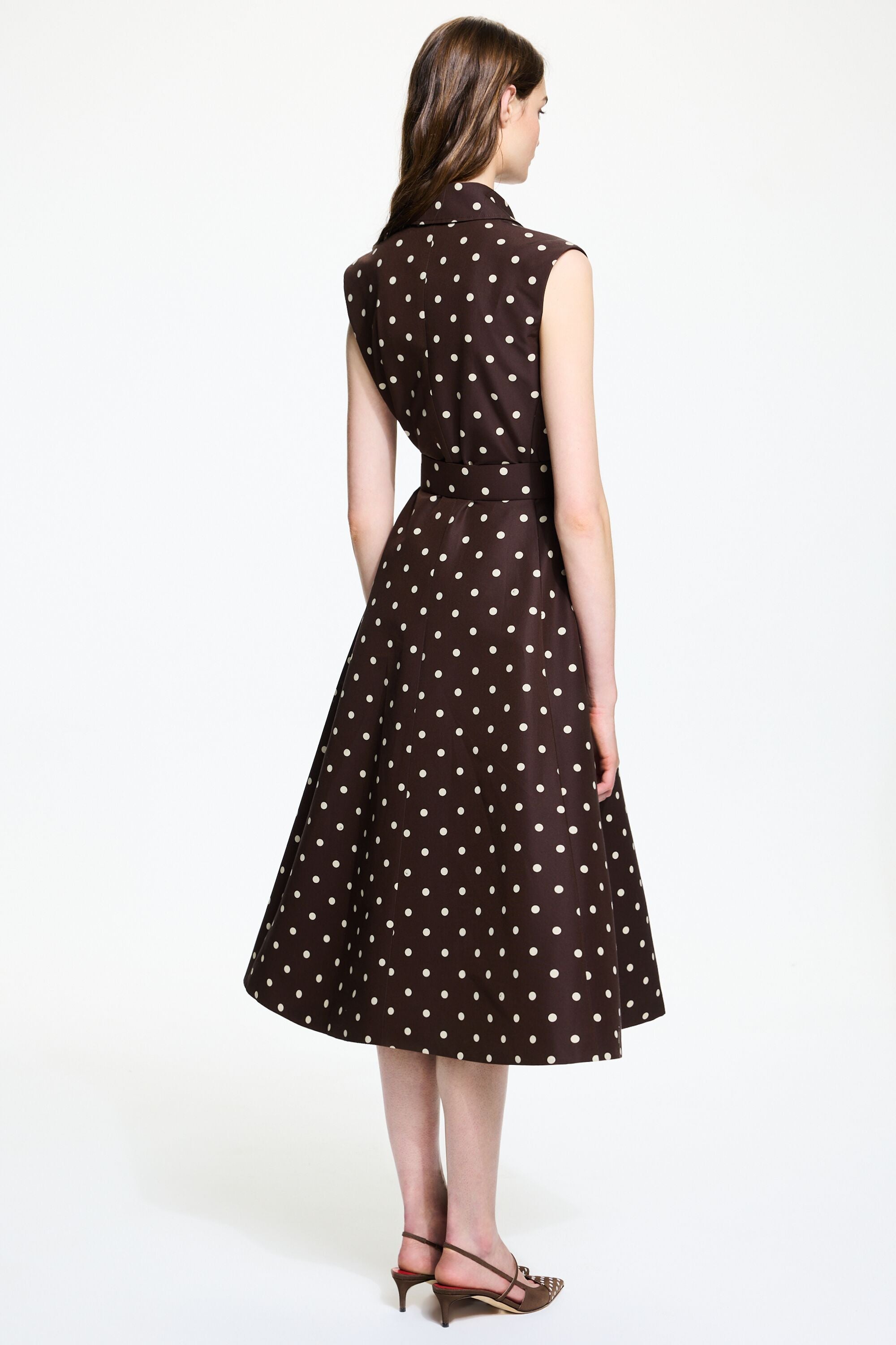 Polka dot tea dress fashion