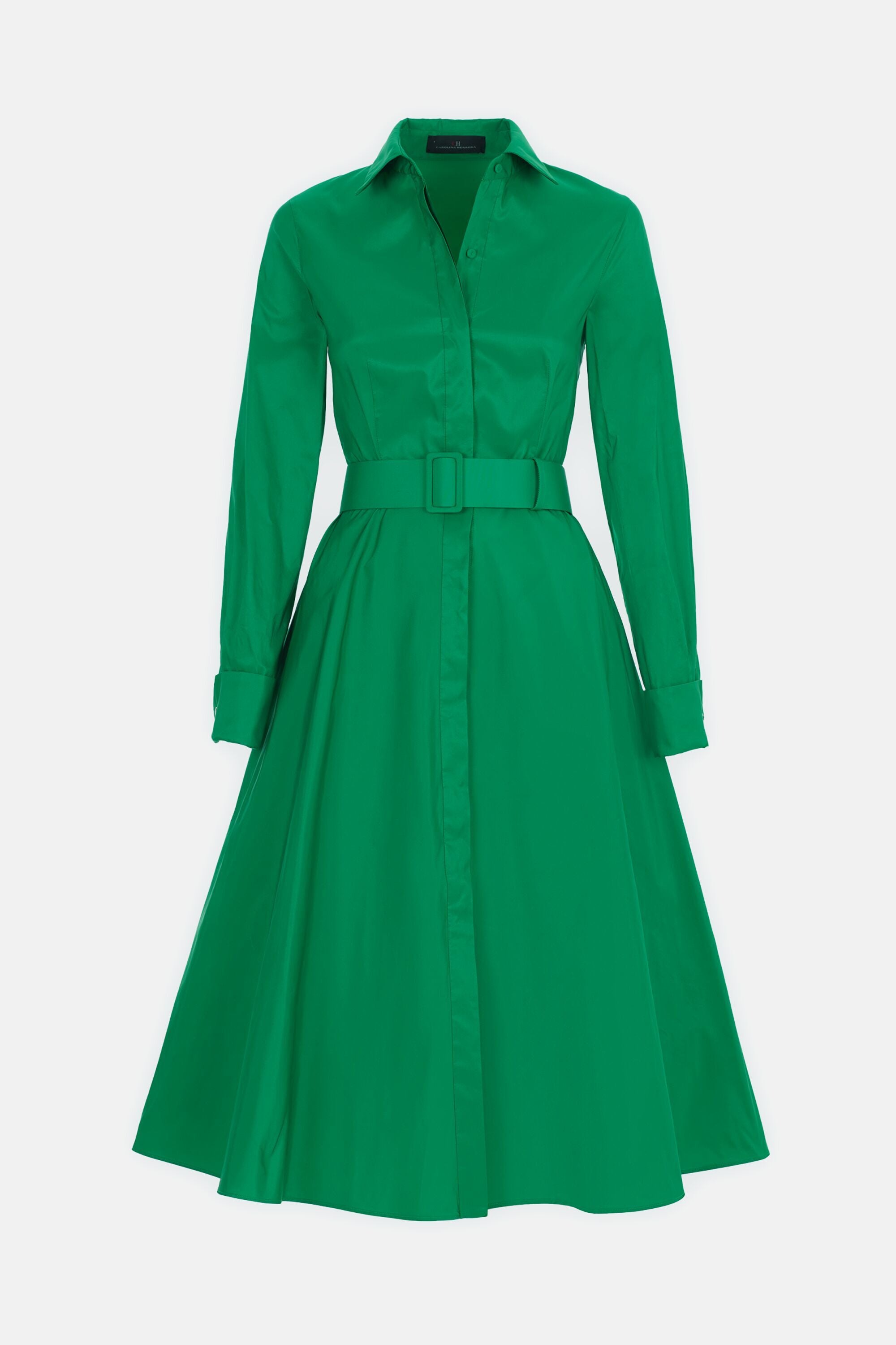 Carolina herrera taffeta shirt dress on sale