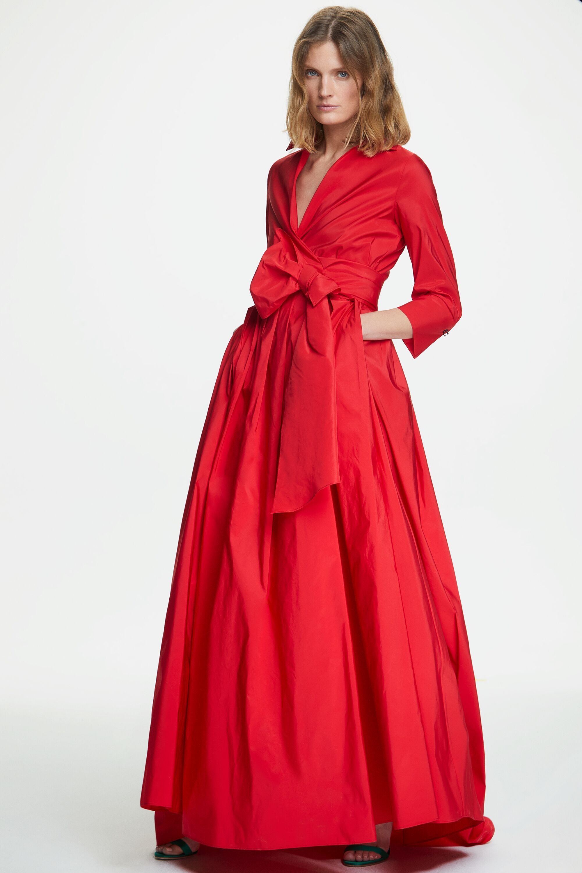 Carolina herrera red dress on sale