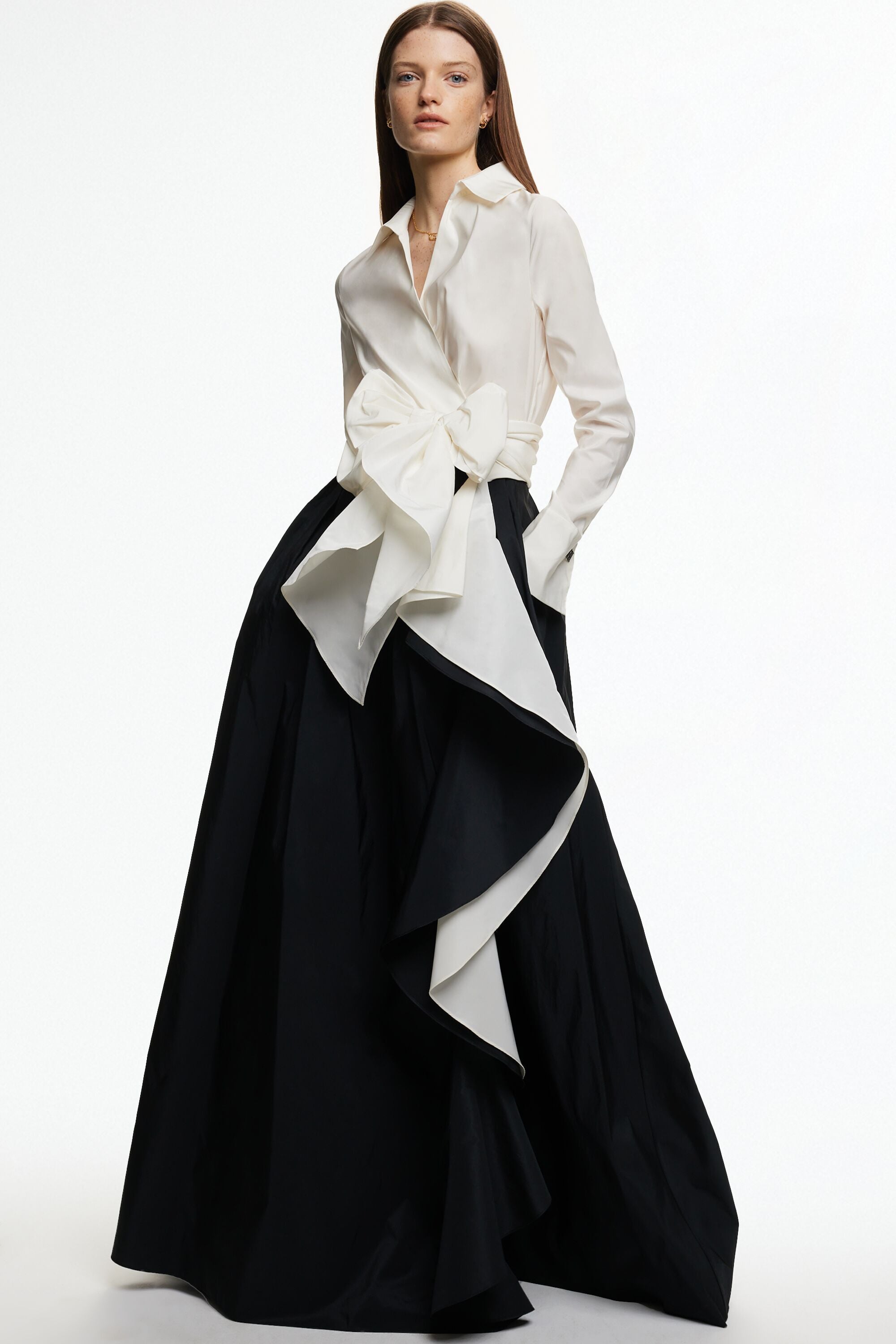 Carolina herrera taffeta shirt dress on sale