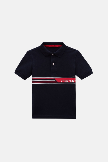 CH PRINT PIQUÉ POLO SHIRT