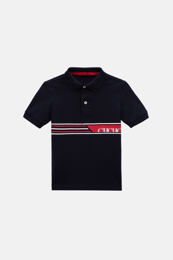 CH Print Piqué Polo Shirt