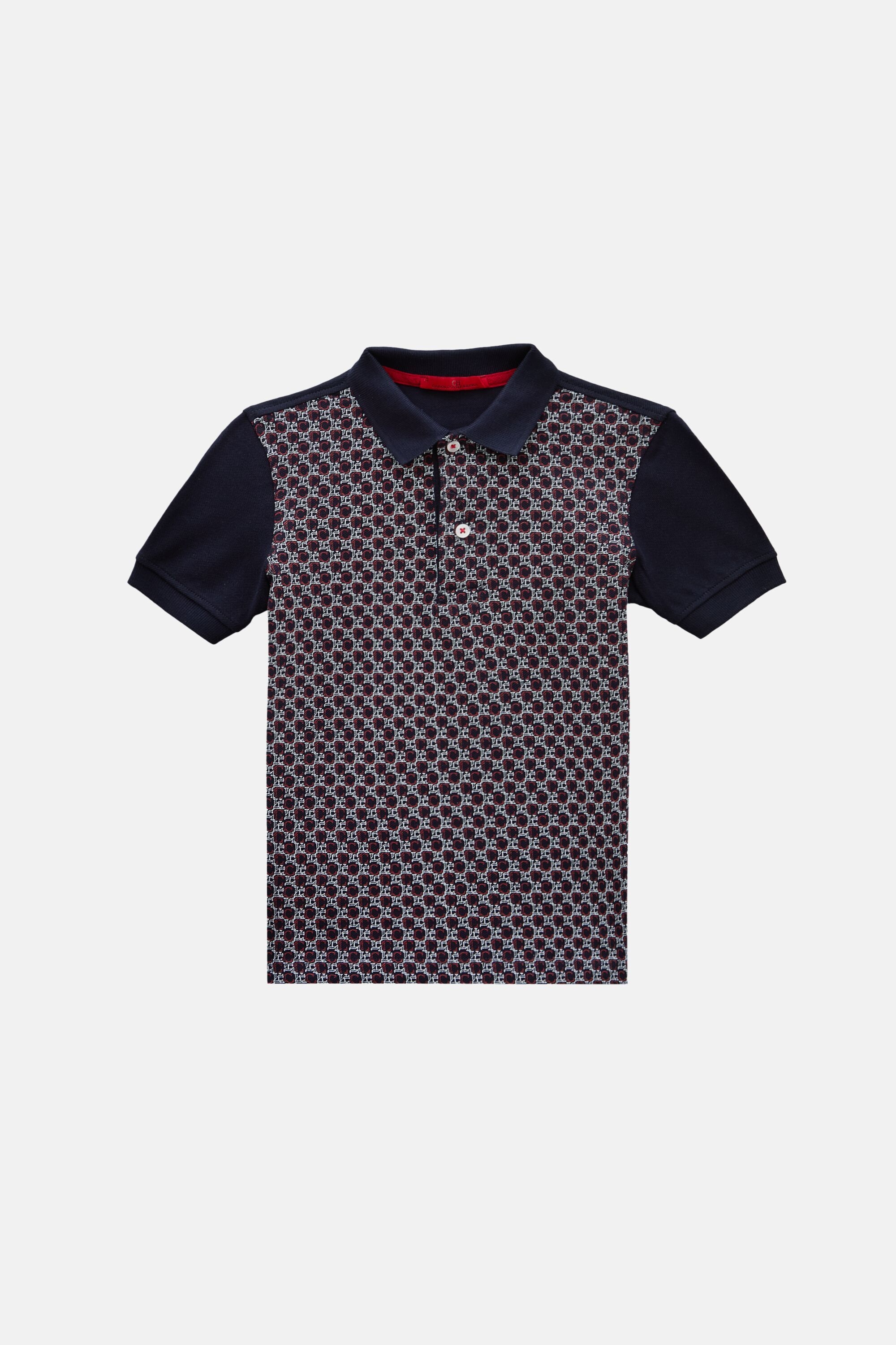 Mini CH Print Pique Polo Shirt