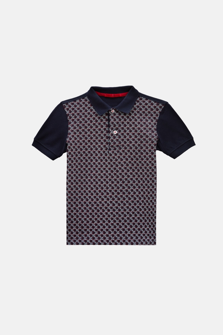 Polo de Piqué con Estampado Mini CH