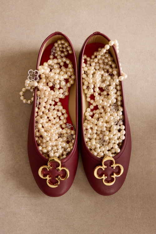 ROYAL LEATHER BALLET FLAT