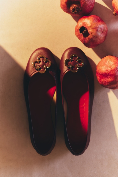 ROYAL LEATHER BALLET FLAT