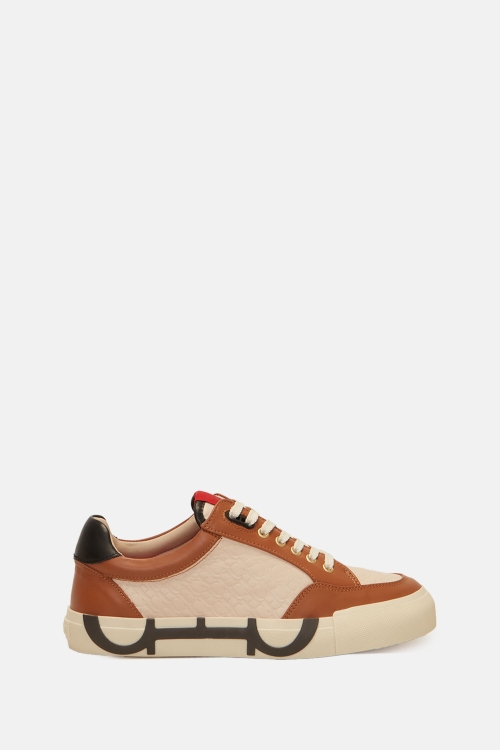 DOMA INSIGNIA LEATHER SNEAKERS