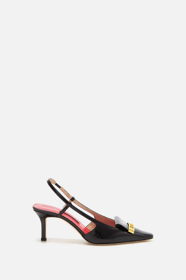 Bimba 65 Patent-Leather Slingback Pumps