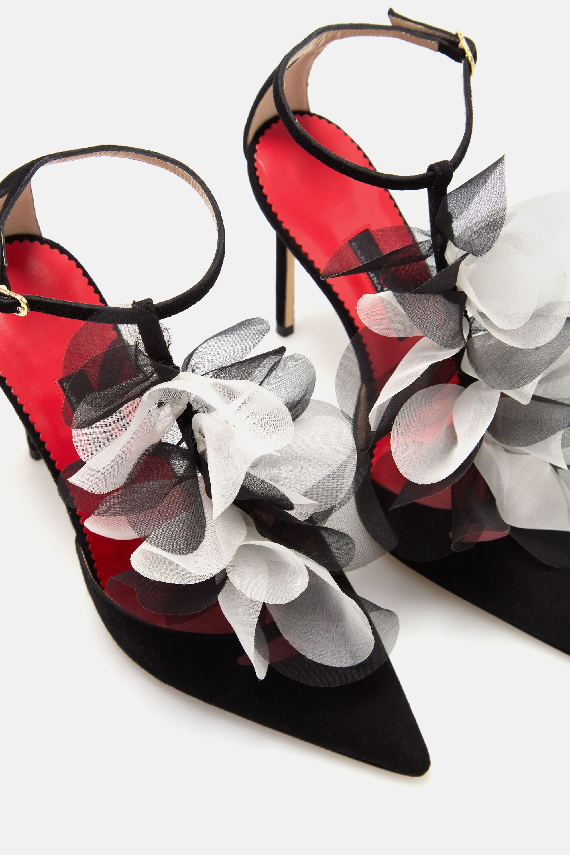Initials Insignia 100 Suede Slingback Pumps with Jasmine