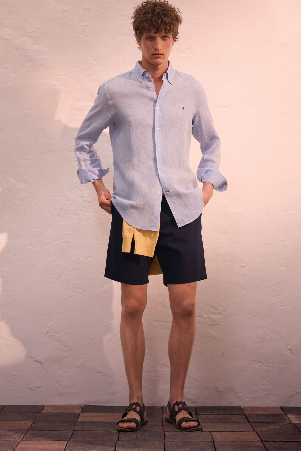 BERMUDA REGULAR FIT DE MICROSARGA STRETCH